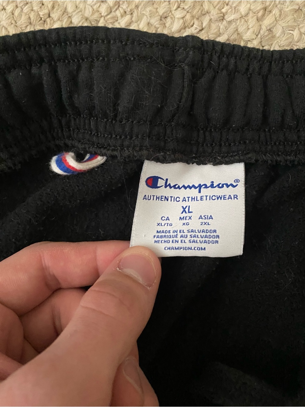 Champion Black Athletic sweatpants